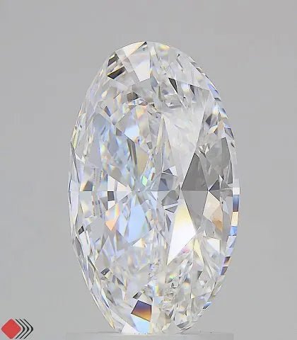 3.01ct Oval Lab Grown Diamond (Colour D, Clarity VVS1, IGI Certified) - Jewelry by Cleo