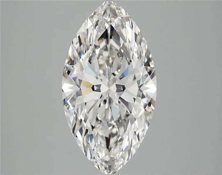 3.02ct Marquise Lab Grown Diamond (Colour G, Clarity VVS2, IGI Certified) - Jewelry by Cleo