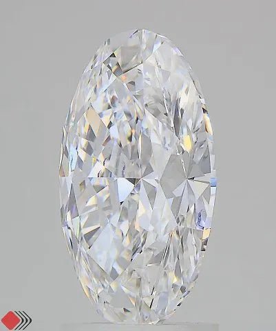 3.02ct Oval Lab Grown Diamond (Colour D, Clarity VVS1, IGI Certified) - Jewelry by Cleo