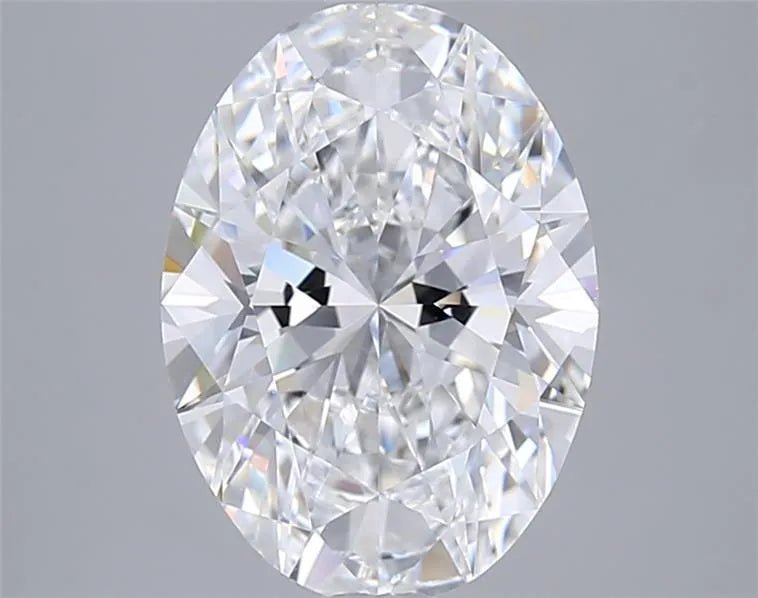 3.02ct Oval Lab Grown Diamond (Colour E, Clarity VS1, IGI Certified) - Jewelry by Cleo