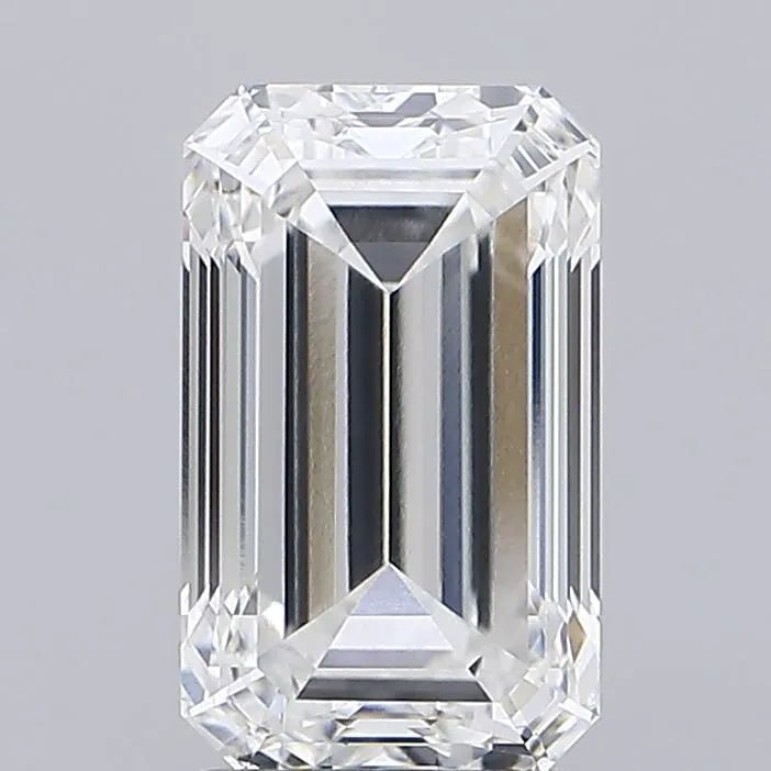 3.03ct Emerald Lab Grown Diamond (Colour E, Clarity VVS1, IGI Certified) - Jewelry by Cleo