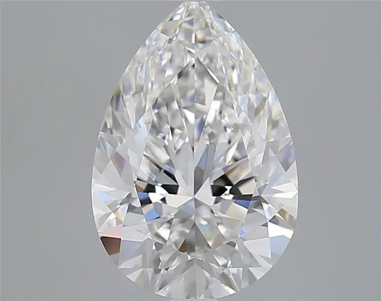 3.03ct Pear Lab Grown Diamond (Colour E, Clarity VS1, IGI Certified) - Jewelry by Cleo
