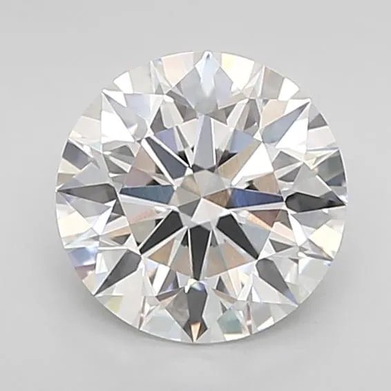 3.03ct Round Lab Grown Diamond (Colour E, Clarity VVS2, Cut ID, IGI Certified) - Jewelry by Cleo