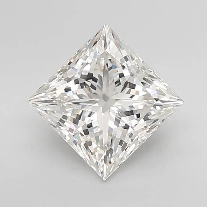 3.05ct Princess Lab Grown Diamond (Colour G, Clarity VS1, IGI Certified) - Jewelry by Cleo