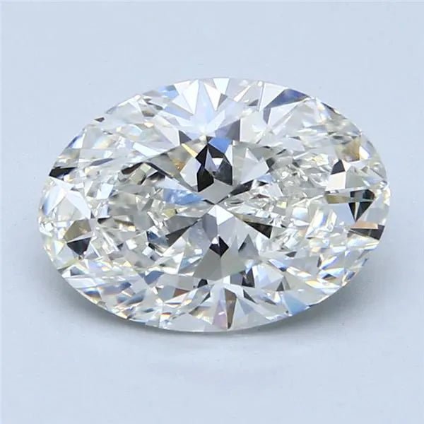 3.06ct Oval Lab Grown Diamond (Colour H, Clarity VS1, IGI Certified) - Jewelry by Cleo