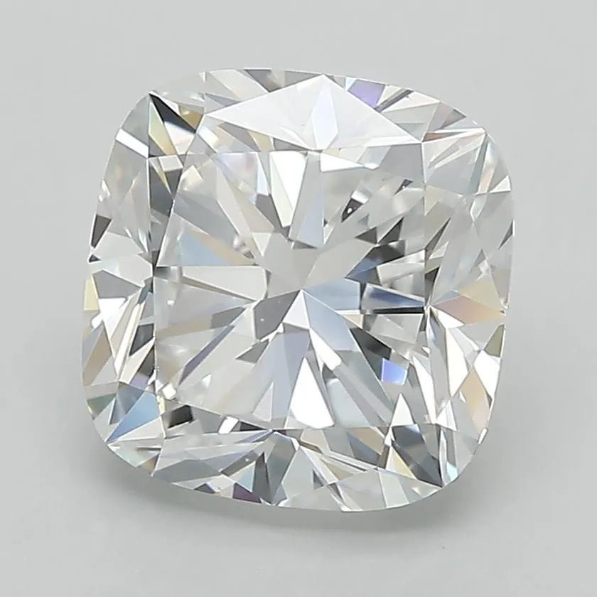 3.08ct Cushion brilliant Lab Grown Diamond (Colour E, Clarity VS2, GIA Certified) - Jewelry by Cleo