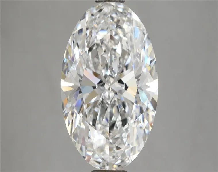 3.08ct Oval Lab Grown Diamond (Colour D, Clarity VS1, IGI Certified) - Jewelry by Cleo