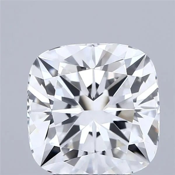 3.09ct Cushion modified Lab Grown Diamond (Colour D, Clarity VVS2, IGI Certified) - Jewelry by Cleo
