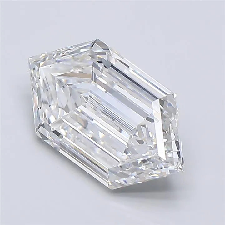 3.02ct Hexagonal Lab Grown Diamond (Colour E, Clarity VS2, IGI Certified)