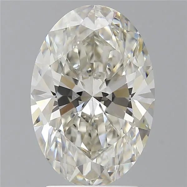 3.18ct Oval Lab Grown Diamond (Colour H, Clarity VVS2, Cut EX, IGI Certified) - Jewelry by Cleo