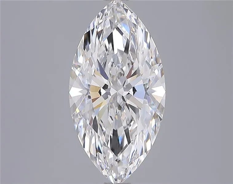 3.27ct Marquise Lab Grown Diamond (Colour D, Clarity VVS2, IGI Certified) - Jewelry by Cleo