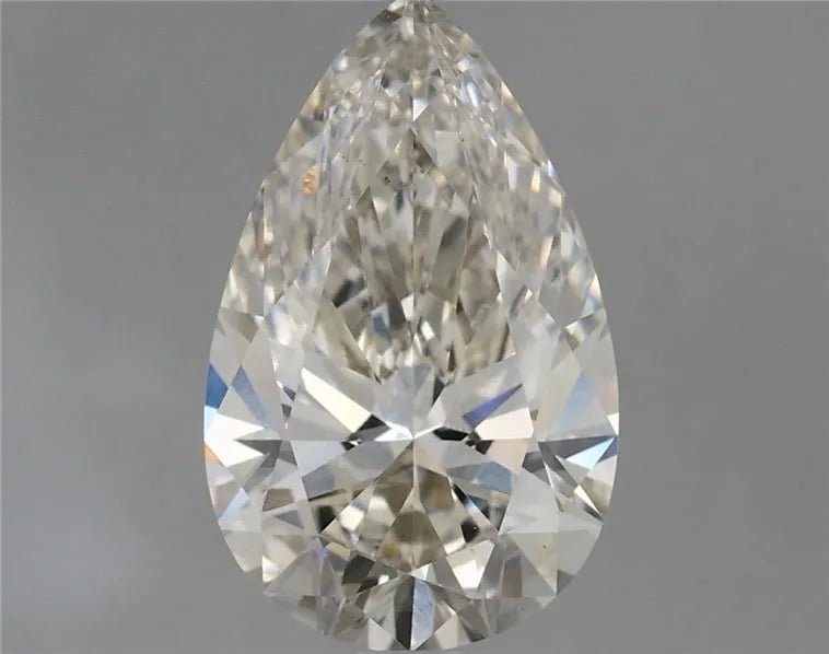3.33ct Pear Lab Grown Diamond (Colour I, Clarity VS1, IGI Certified) - Jewelry by Cleo