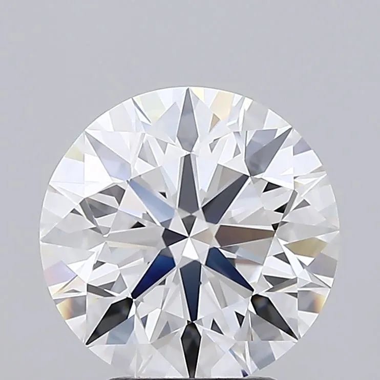 3.39ct Round Lab Grown Diamond (Colour D, Clarity IF, Cut ID, IGI Certified) - Jewelry by Cleo
