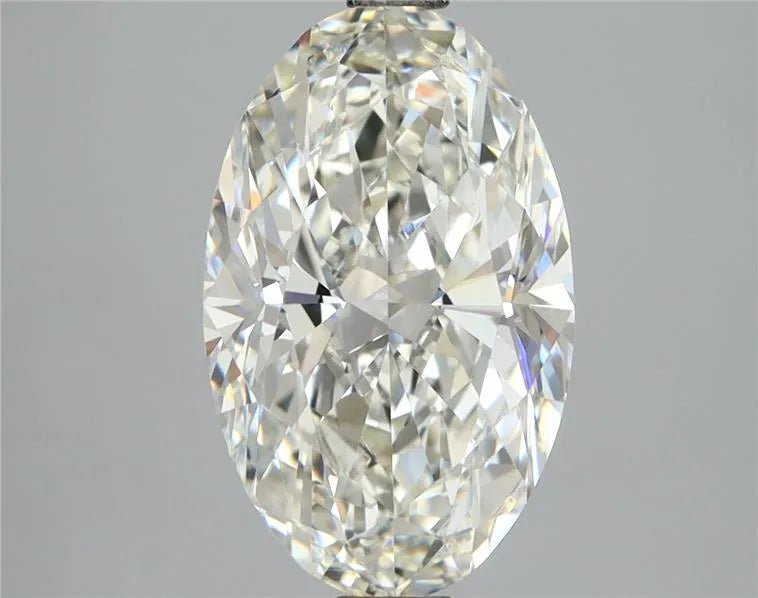 3.51ct Oval Lab Grown Diamond (Colour G, Clarity VVS2, IGI Certified) - Jewelry by Cleo