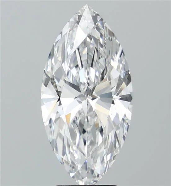 3.70ct Marquise Lab Grown Diamond (Colour D, Clarity VVS2, IGI Certified) - Jewelry by Cleo
