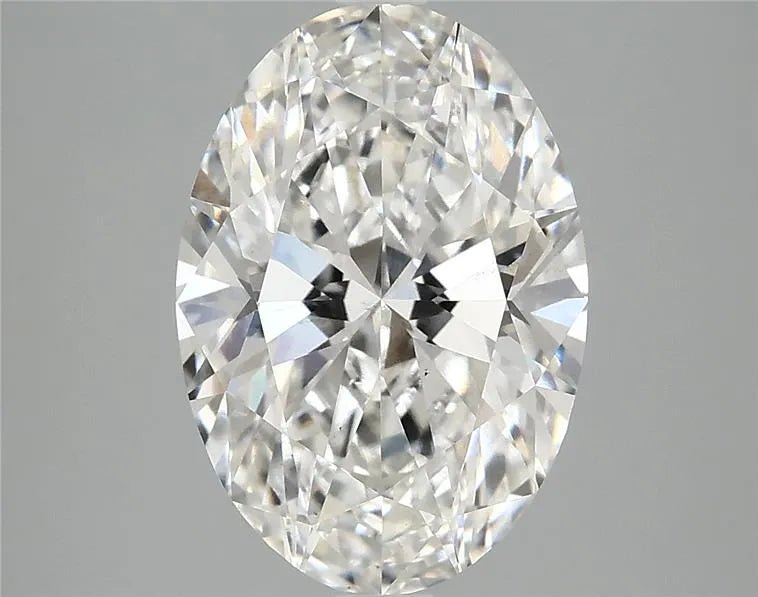 3.70ct Oval Lab Grown Diamond (Colour G, Clarity VS2, IGI Certified) - Jewelry by Cleo