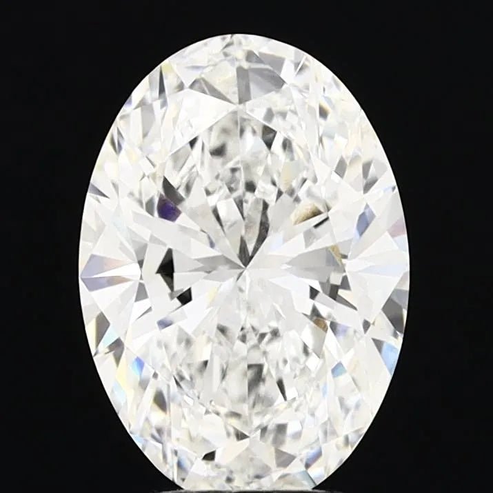 3.72ct Oval Lab Grown Diamond (Colour E, Clarity VVS2, IGI Certified) - Jewelry by Cleo