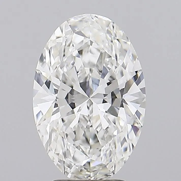 3.74ct Oval Lab Grown Diamond (Colour F, Clarity VVS2, IGI Certified) - Jewelry by Cleo