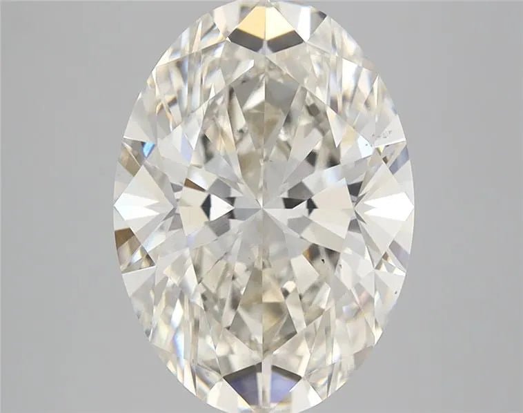 3.75ct Oval Lab Grown Diamond (Colour I, Clarity VS2, IGI Certified) - Jewelry by Cleo
