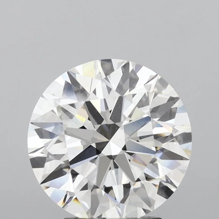 3.80ct Round Lab Grown Diamond (Colour D, Clarity VVS2, Cut ID, IGI Certified) - Jewelry by Cleo