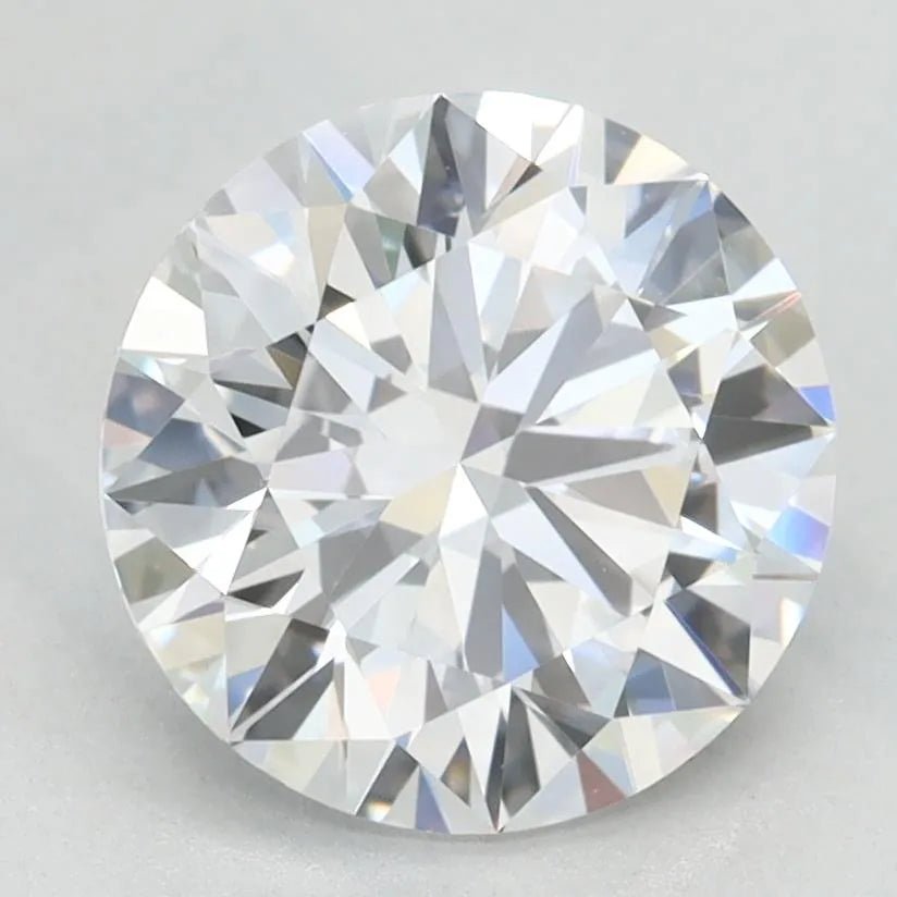 3.82ct Round Lab Grown Diamond (Colour D, Clarity IF, Cut ID, IGI Certified) - Jewelry by Cleo