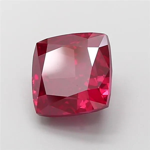 4.02ct Cushion modified Lab Grown Diamond (Colour Fancy Deep Red, Clarity VS1, IGI Certified)