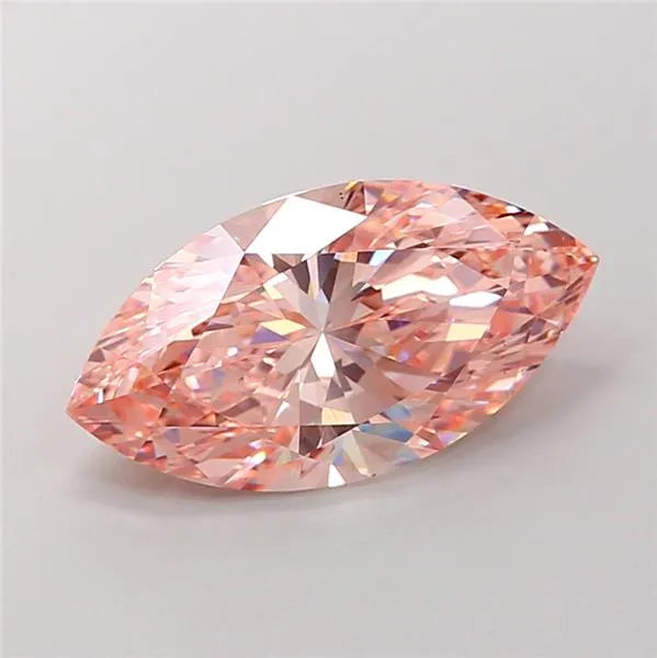 4.02ct Marquise Lab Grown Diamond (Colour Fancy Intense Pink, Clarity VS1, IGI Certified)