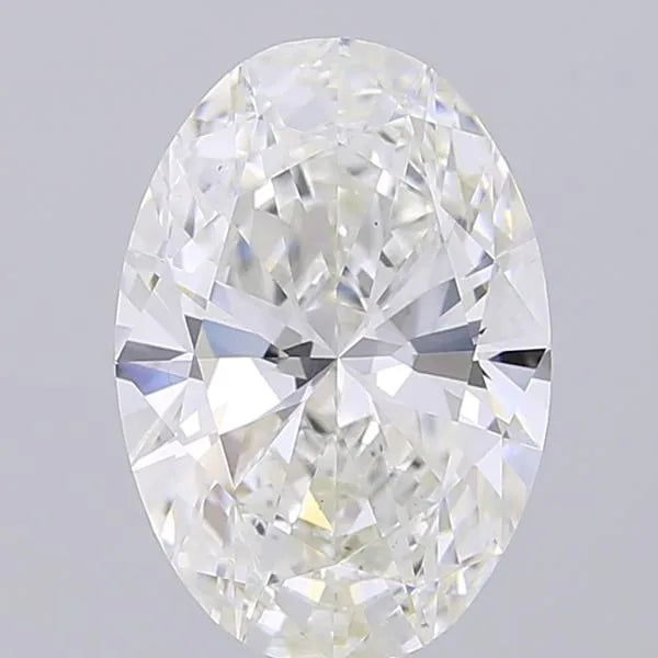 4.06ct Oval Lab Grown Diamond (Colour G, Clarity VS1, IGI Certified)