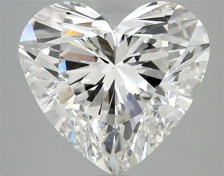 4.07ct Heart Lab Grown Diamond (Colour F, Clarity VVS2, IGI Certified)