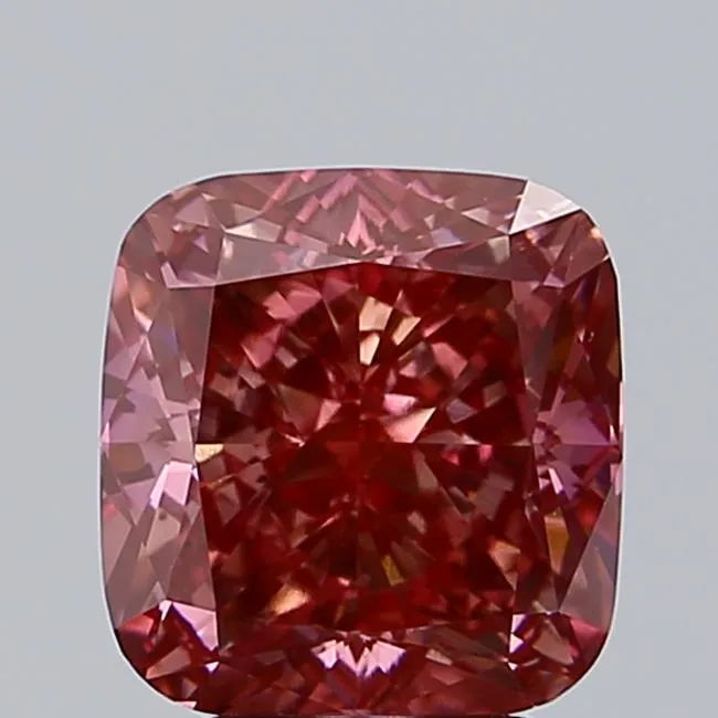 4.09ct Cushion modified Lab Grown Diamond (Colour Fancy Vivid Pink, Clarity VS2, IGI Certified)
