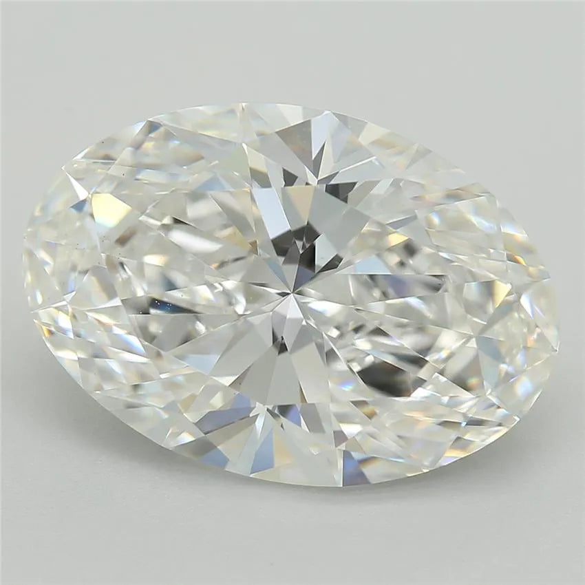 4.10ct Oval Lab Grown Diamond (Colour E, Clarity VS1, Cut EX, GCAL Certified)