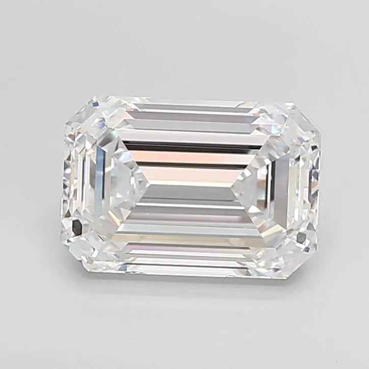 4.14ct Emerald Lab Grown Diamond (Colour D, Clarity VVS1, Cut EX, IGI Certified)