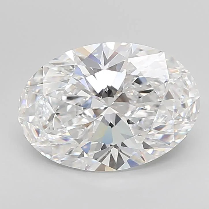 4.57ct Oval Lab Grown Diamond (Colour D, Clarity VVS1, Cut EX, IGI Certified)