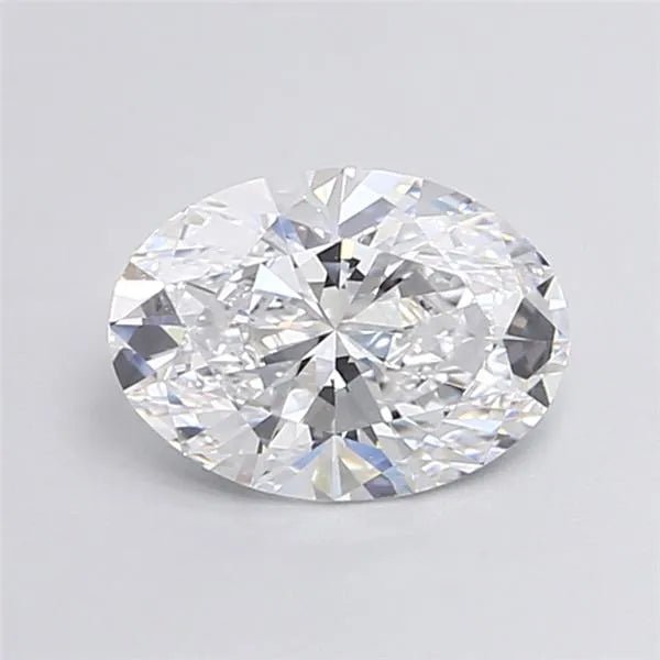 4.02ct Oval Lab Grown Diamond (Colour D, Clarity IF, IGI Certified) - Jewelry by Cleo