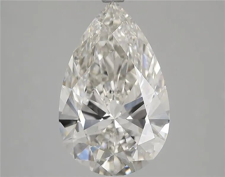 4.02ct Pear Lab Grown Diamond (Colour H, Clarity VS1, IGI Certified) - Jewelry by Cleo