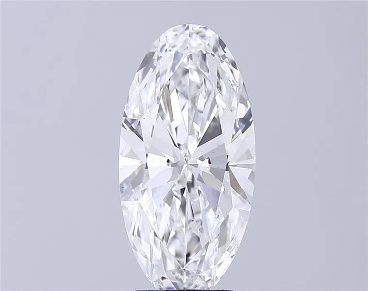 4.06ct Oval Lab Grown Diamond (Colour E, Clarity VS2, IGI Certified) - Jewelry by Cleo