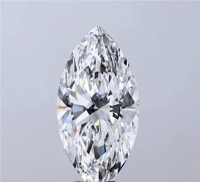 4.08ct Marquise Lab Grown Diamond (Colour E, Clarity VVS2, IGI Certified) - Jewelry by Cleo