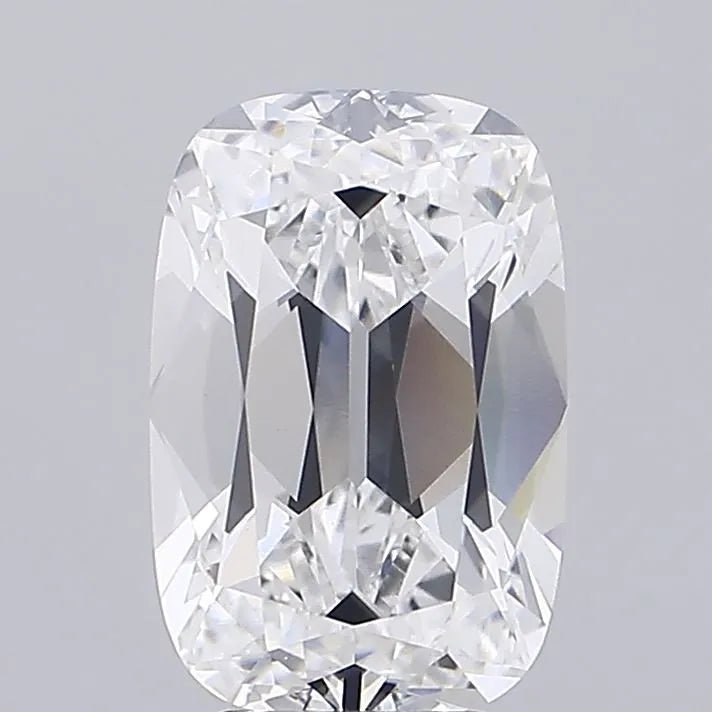 4.09ct Cushion brilliant Lab Grown Diamond (Colour E, Clarity VVS2, IGI Certified) - Jewelry by Cleo