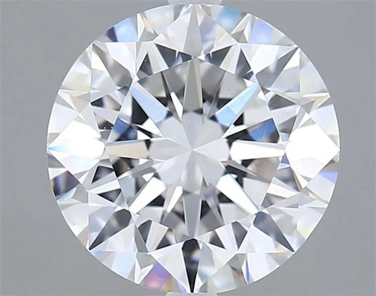 4.09ct Round Lab Grown Diamond (Colour D, Clarity VS1, Cut EX, IGI Certified) - Jewelry by Cleo