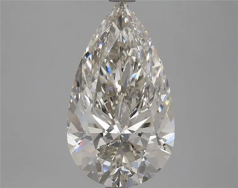 4.10ct Pear Lab Grown Diamond (Colour H, Clarity VS2, IGI Certified) - Jewelry by Cleo