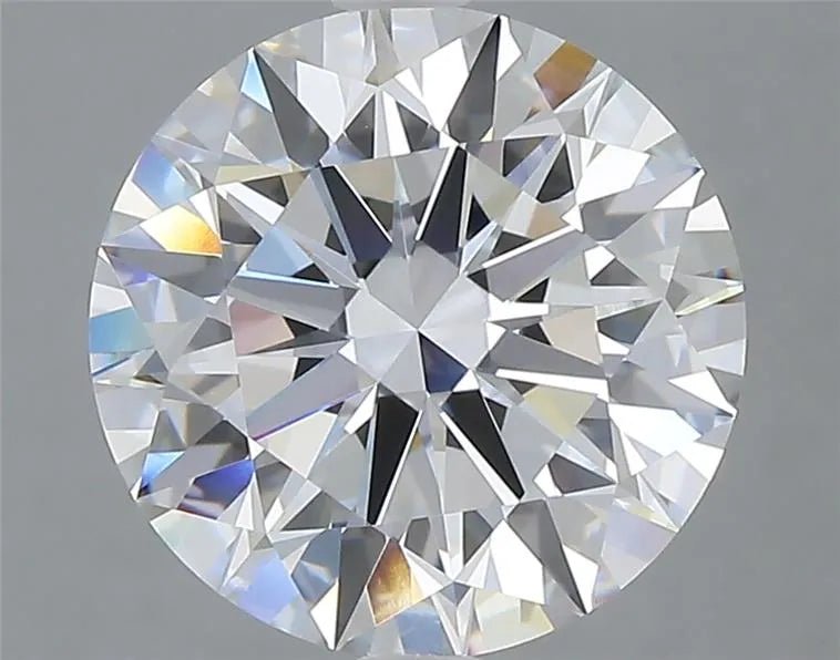 4.10ct Round Lab Grown Diamond (Colour E, Clarity VVS2, Cut ID, IGI Certified) - Jewelry by Cleo