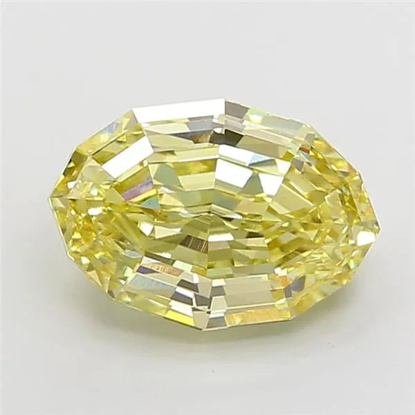 4.11ct Other Lab Grown Diamond (Colour Fancy Yellow, Clarity VS1, IGI Certified) - Jewelry by Cleo