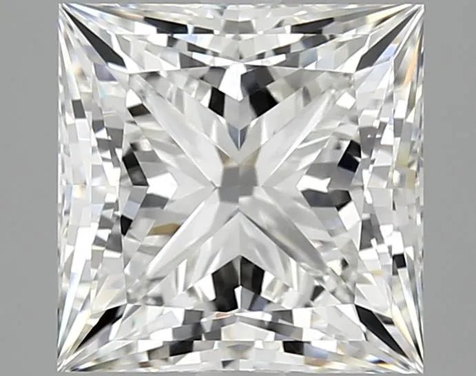 4.19ct Princess Lab Grown Diamond (Colour F, Clarity VVS2, IGI Certified) - Jewelry by Cleo