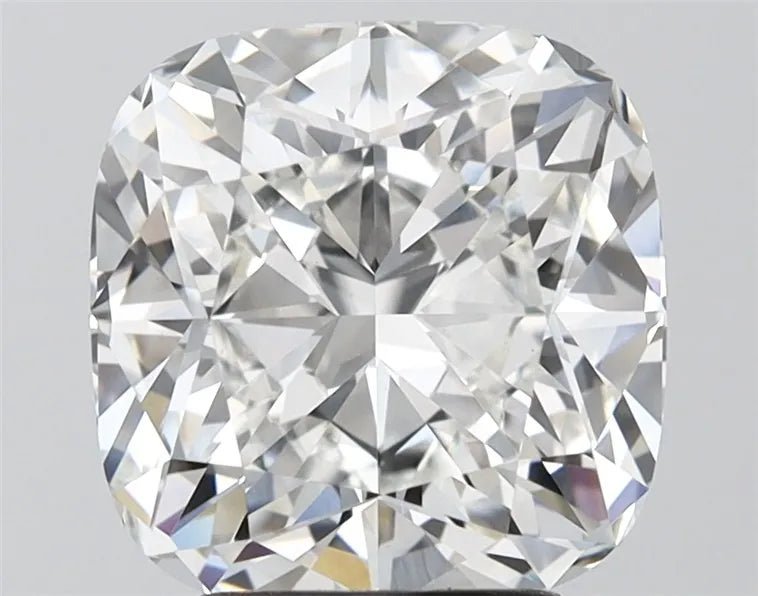 4.22ct Cushion modified Lab Grown Diamond (Colour F, Clarity VVS2, IGI Certified) - Jewelry by Cleo