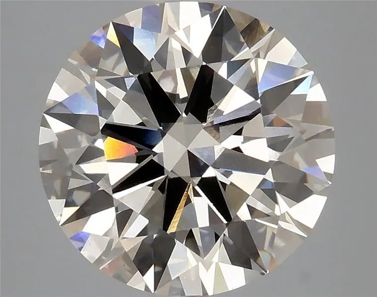 4.25ct Round Lab Grown Diamond (Colour H, Clarity VVS2, Cut ID, IGI Certified) - Jewelry by Cleo