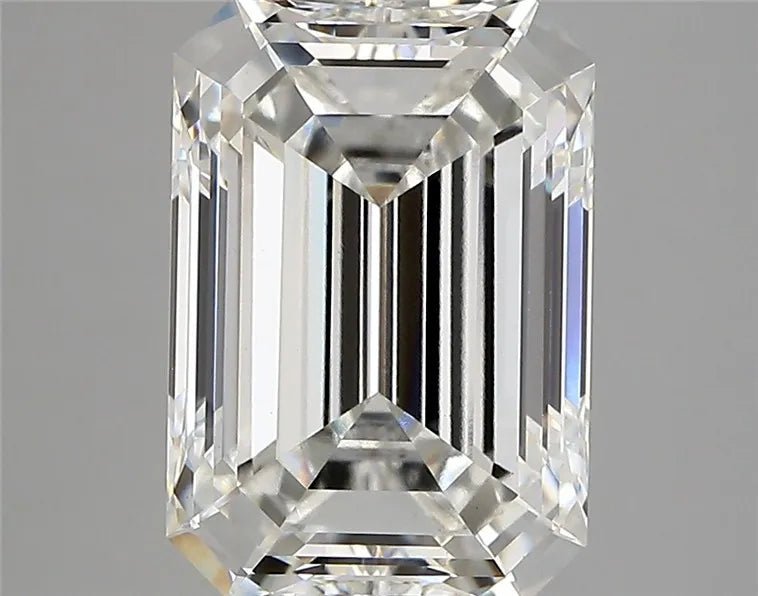 4.62ct Emerald Lab Grown Diamond (Colour F, Clarity VVS2, IGI Certified) - Jewelry by Cleo