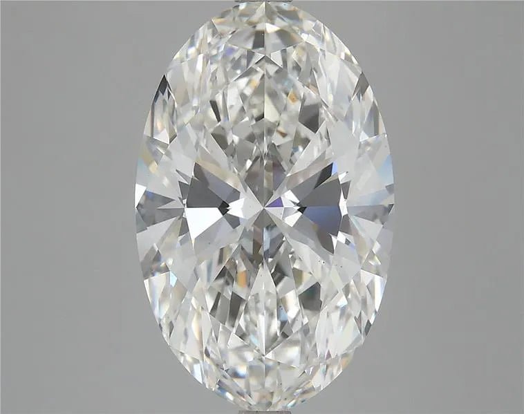 4.74ct Oval Lab Grown Diamond (Colour H, Clarity VS1, IGI Certified) - Jewelry by Cleo
