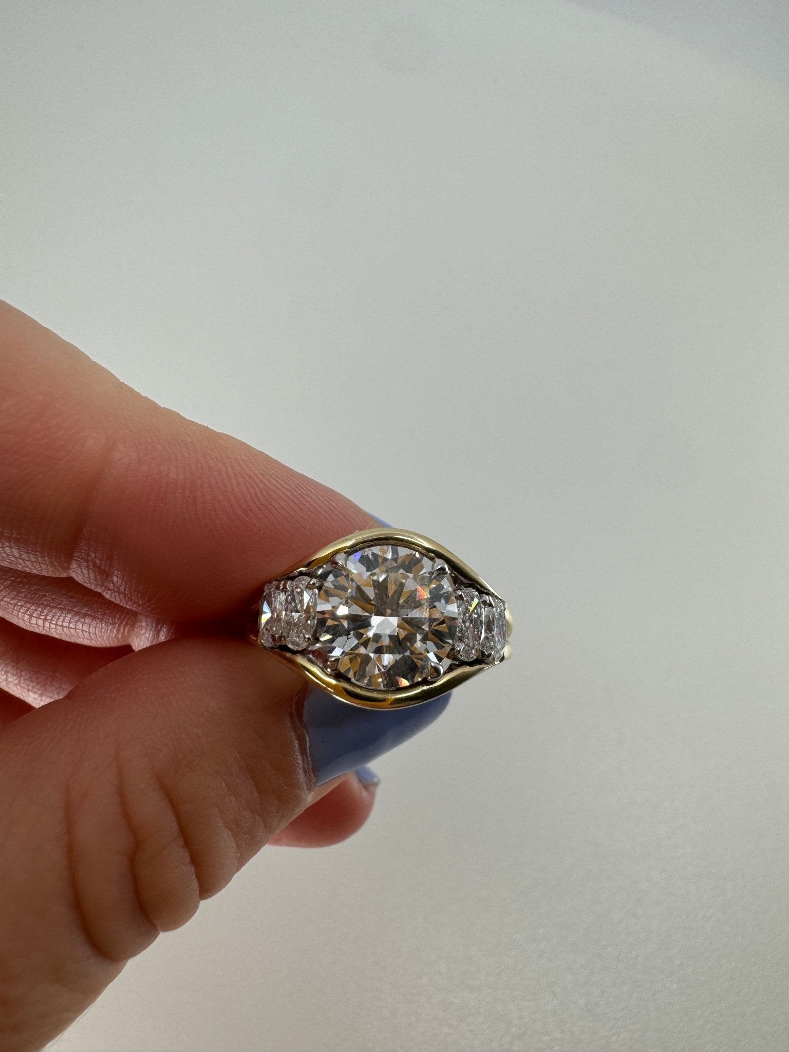 5 stone engagement ring - Jewelry by Cleo