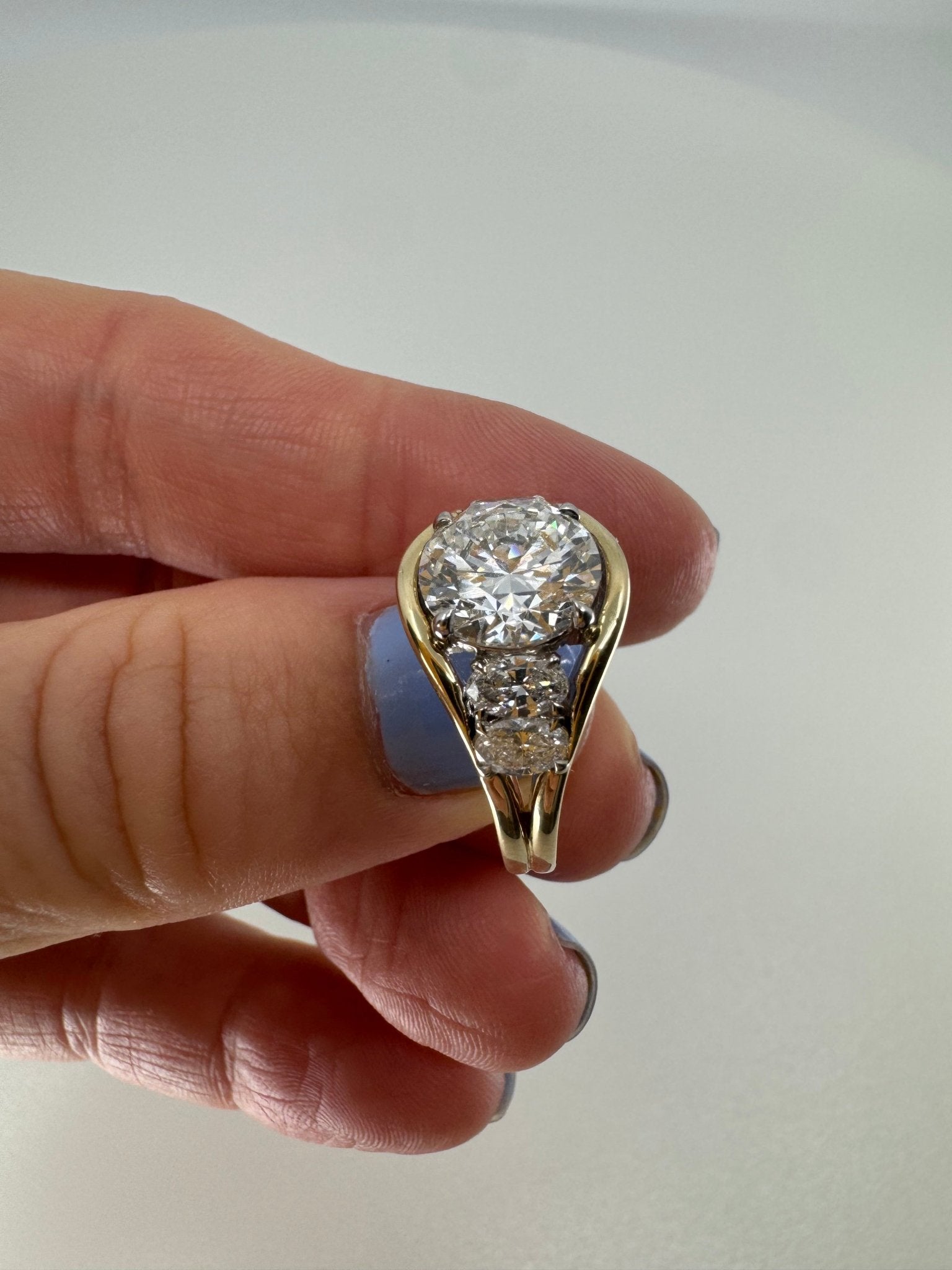 5 stone engagement ring - Jewelry by Cleo