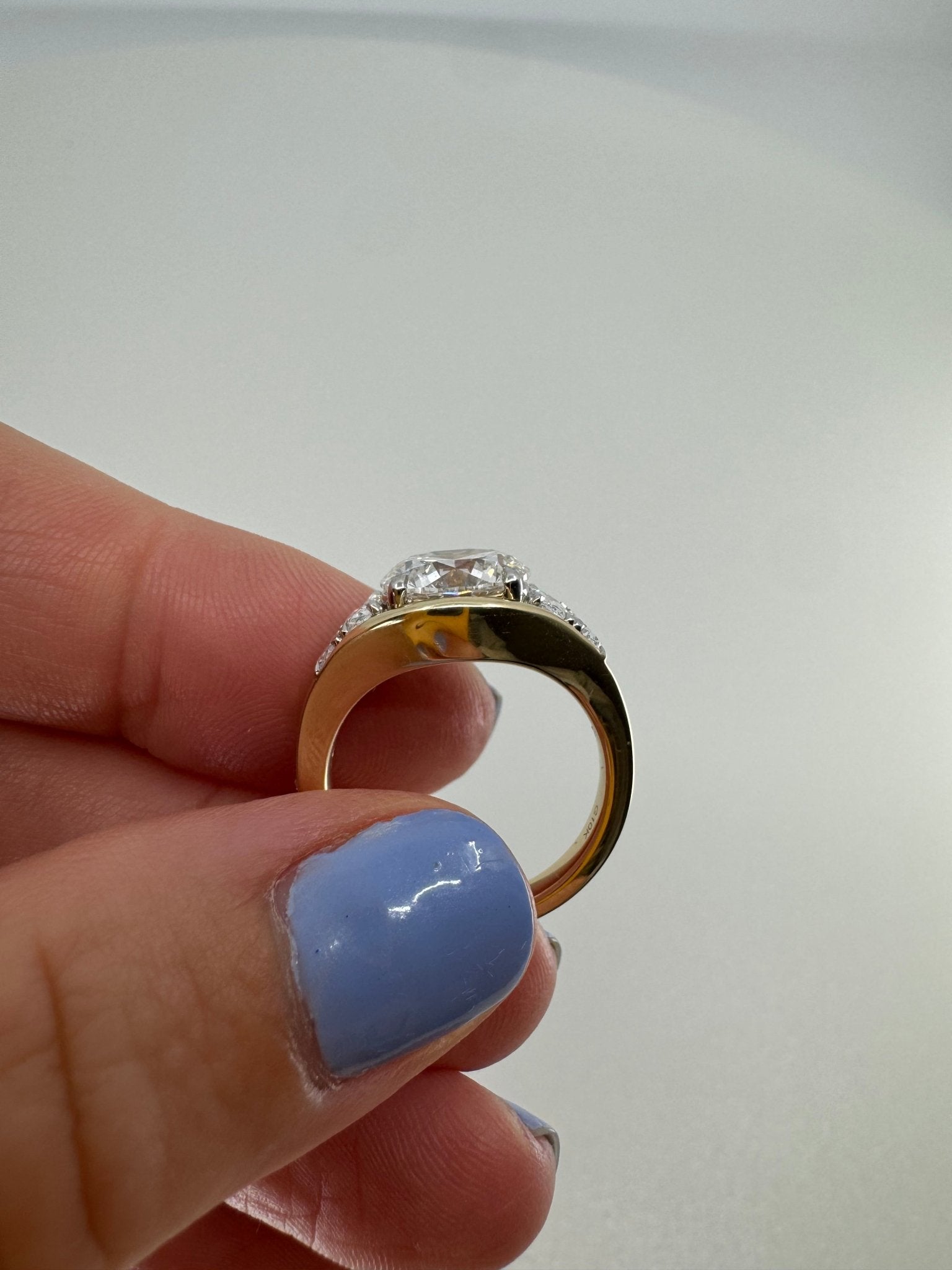 5 stone engagement ring - Jewelry by Cleo